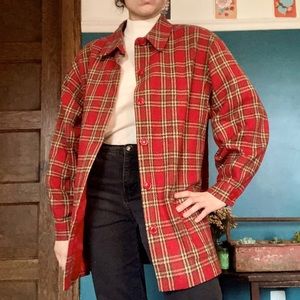 Beautiful red men’s vintage jacket
